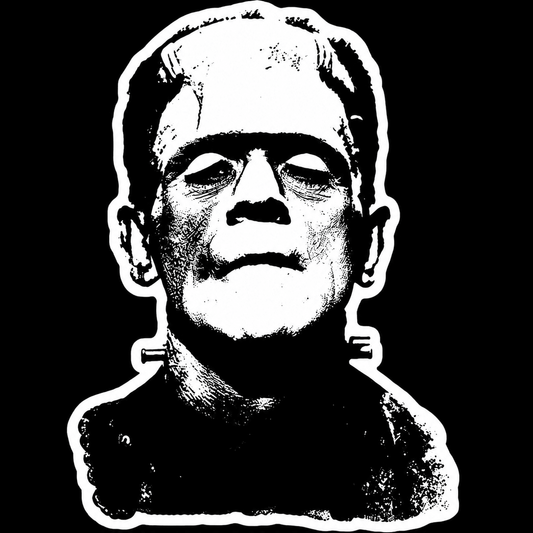 Paper products - Frankenstein's Monster Sticker | 5" x 3.6" | Classic Horror from SHIRT MONSTERS