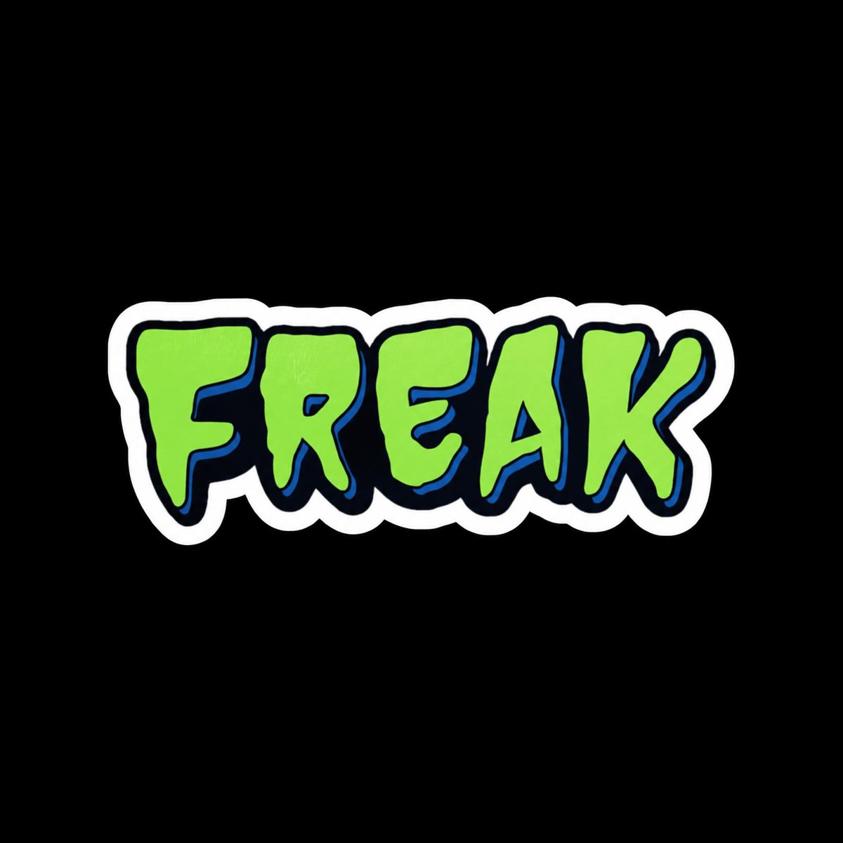 Paper products - Freak Sticker | Funny | Retro & Vintage | Punk from SHIRT MONSTERS