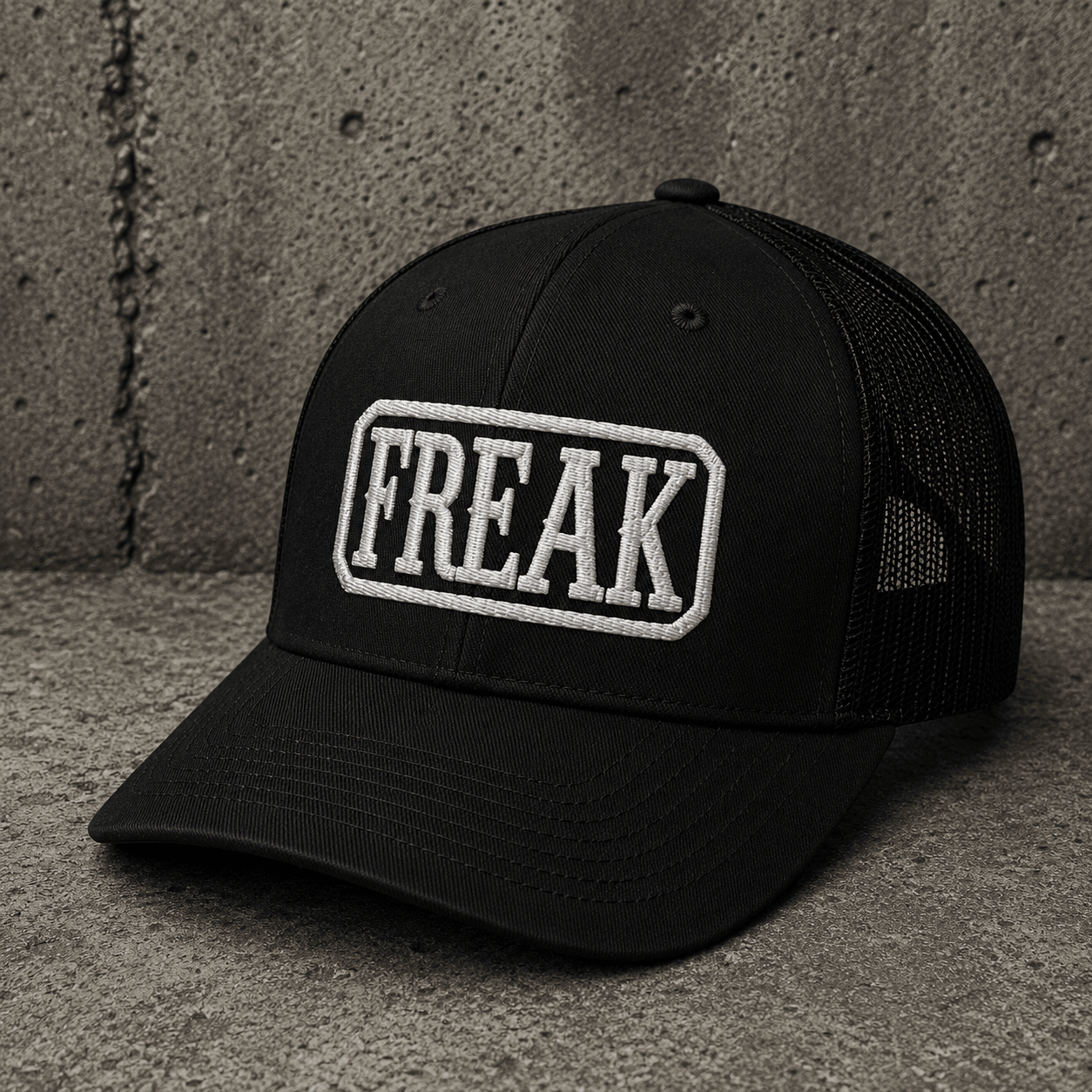 - FREAK Trucker Hat | Funny | Punk from SHIRT MONSTERS