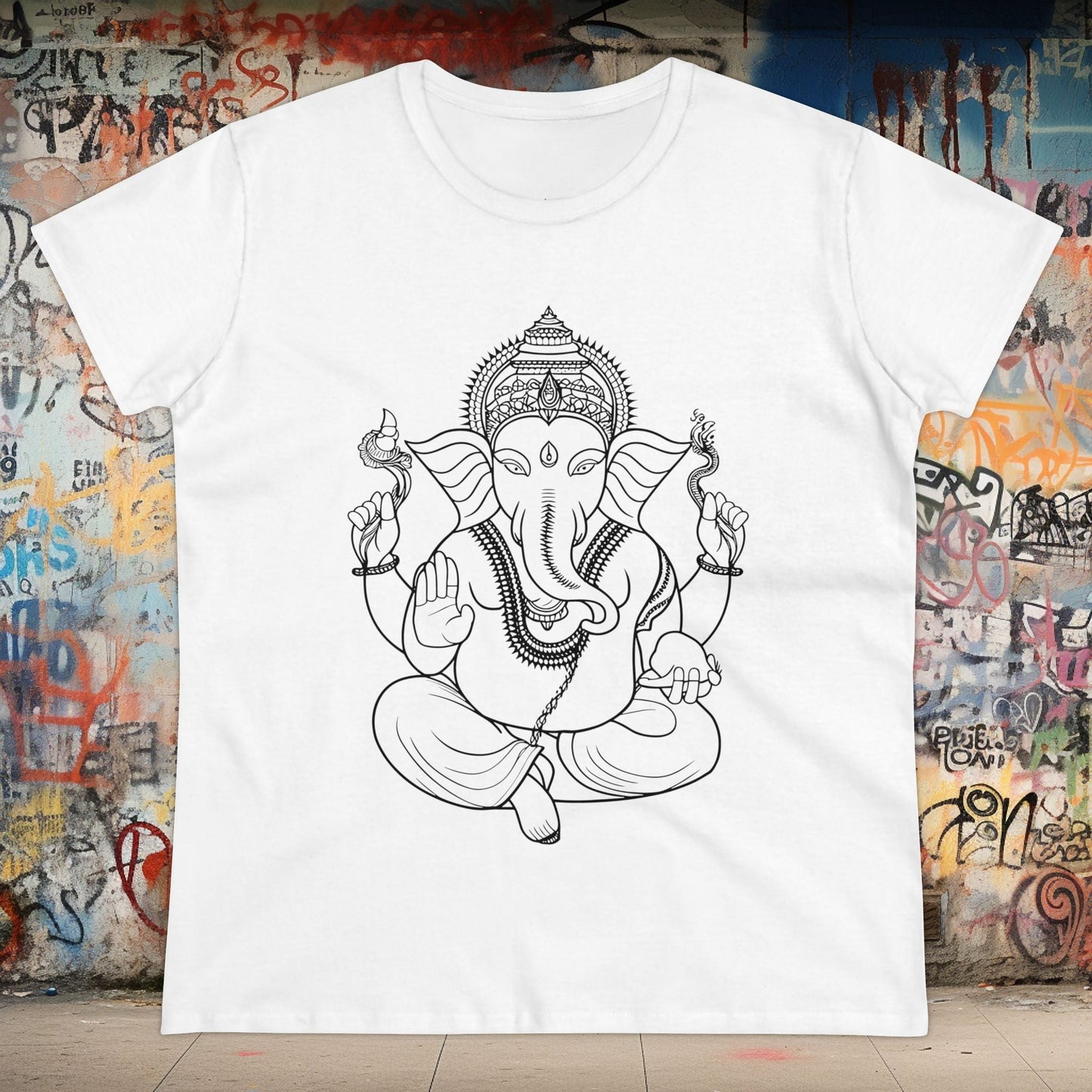 T-Shirt - ganesha ladies tee from Crypto Zoo Tees