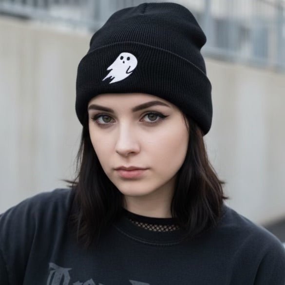  - Ghost Beanie | Ghosts & Paranormal, Halloween | Goth/Gothic from Crypto Zoo Tees
