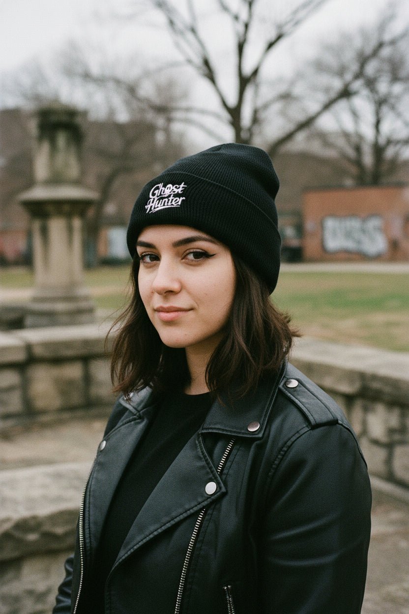 - Ghost Hunter Cuffed Beanie | Ghosts & Paranormal | Goth/Gothic from SHIRT MONSTERS