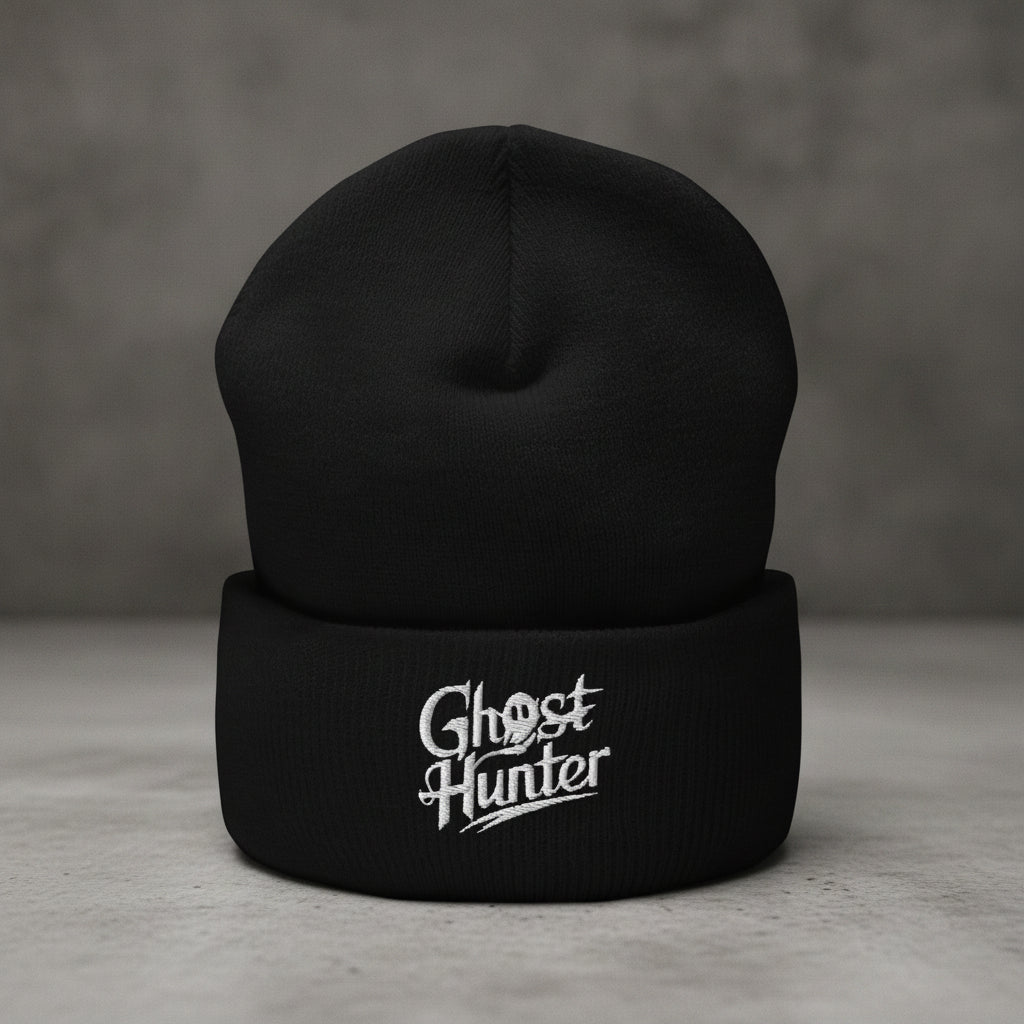 - Ghost Hunter Cuffed Beanie | Ghosts & Paranormal | Goth/Gothic from SHIRT MONSTERS