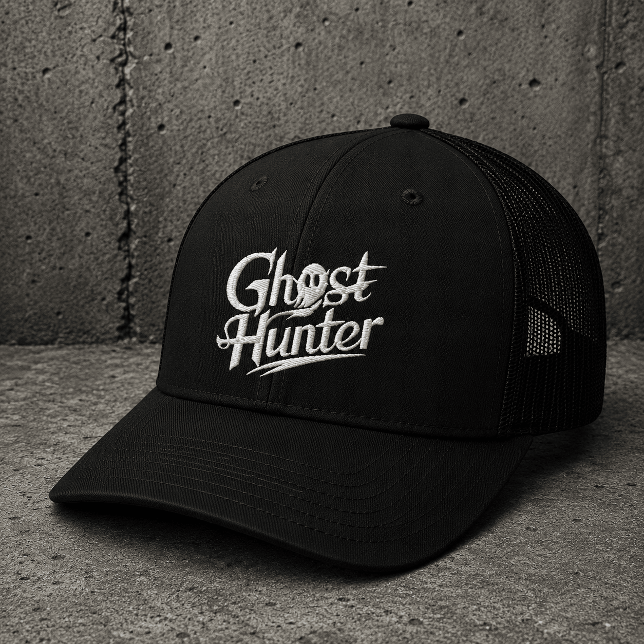 - Ghost Hunter Trucker Hat | Horror | Ghosts & Paranormal | Goth/Gothic from SHIRT MONSTERS