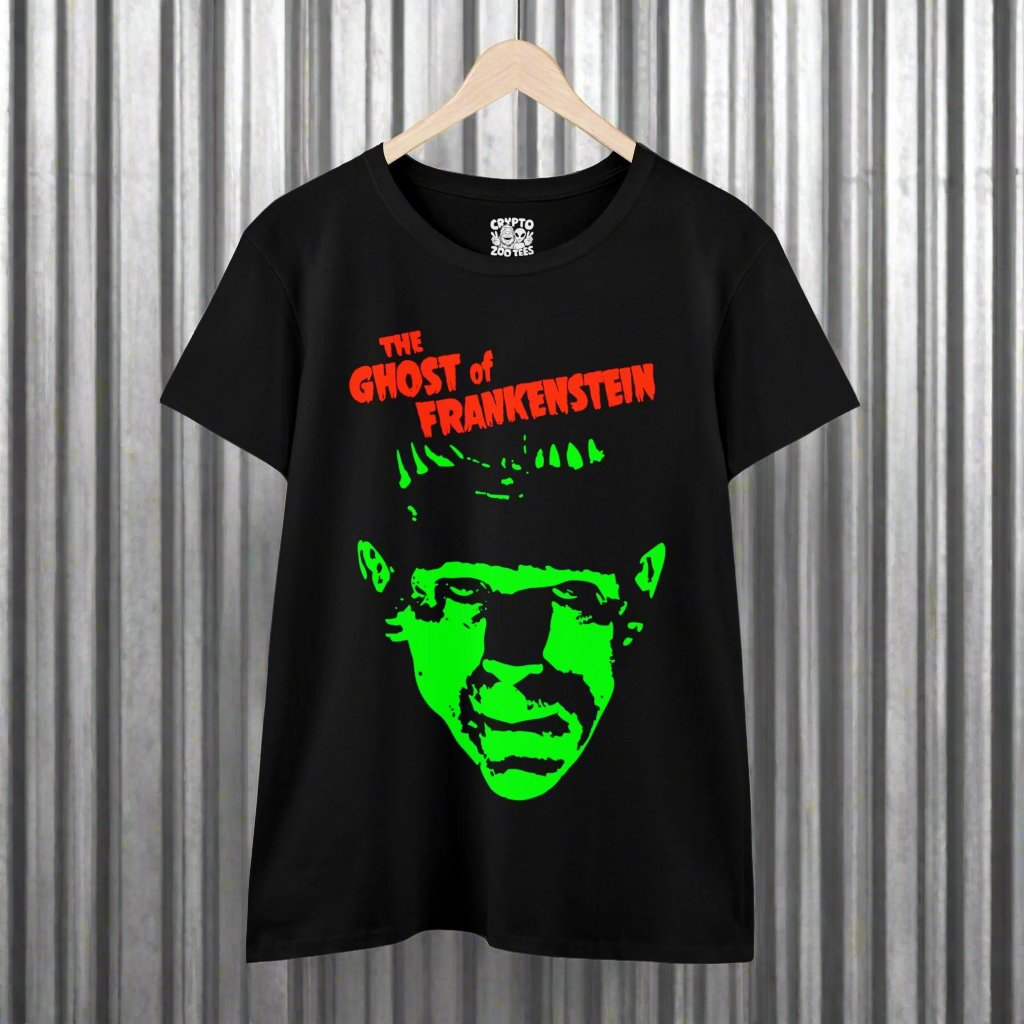 T-Shirt - Ghost of Frankenstein | Women's T-Shirt | Cotton Tee | Ladies Tee from Crypto Zoo Tees