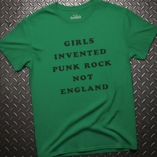 T-Shirt - Girls Invented Punk Rock Shirt | Gildan 5000 | Punk, Music from Crypto Zoo Tees (Soon to be Shirt Monsters!)