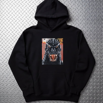T-Shirt - Godzilla Kaiju Hoodie | Unisex Pullover Hoodie - Gildan | Horror, Comics | Retro & Vintage from SHIRT MONSTERS