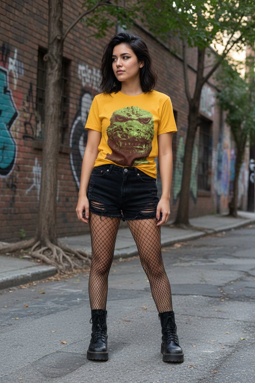 T-Shirt - Godzilla Monster Shirt | Horror, Comics | Light Fitted - Unisex Bella+Canvas 3001 | Retro & Vintage from SHIRT MONSTERS