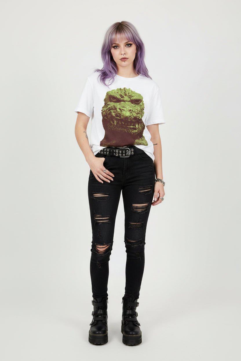 T-Shirt - Godzilla Monster Shirt | Horror, Comics | Light Fitted - Unisex Bella+Canvas 3001 | Retro & Vintage from SHIRT MONSTERS