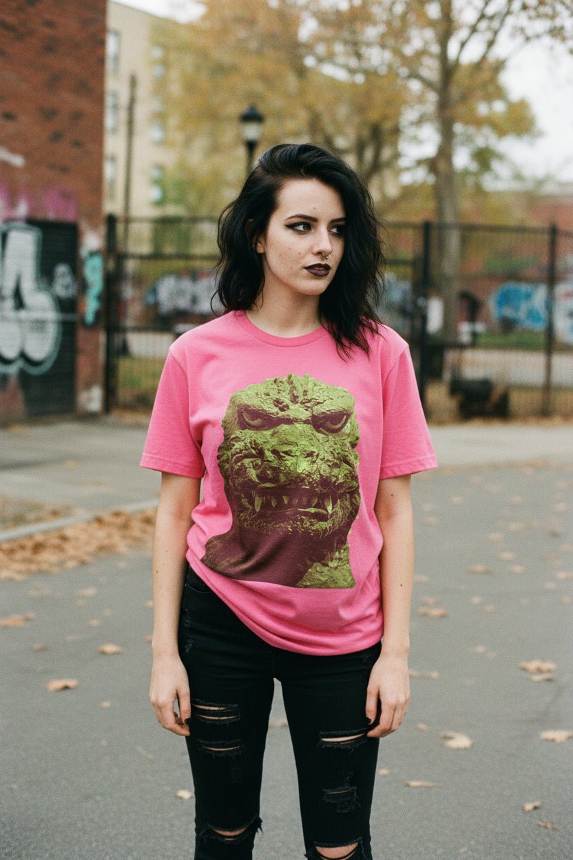T-Shirt - Godzilla Monster Shirt | Horror, Comics | Light Fitted - Unisex Bella+Canvas 3001 | Retro & Vintage from SHIRT MONSTERS
