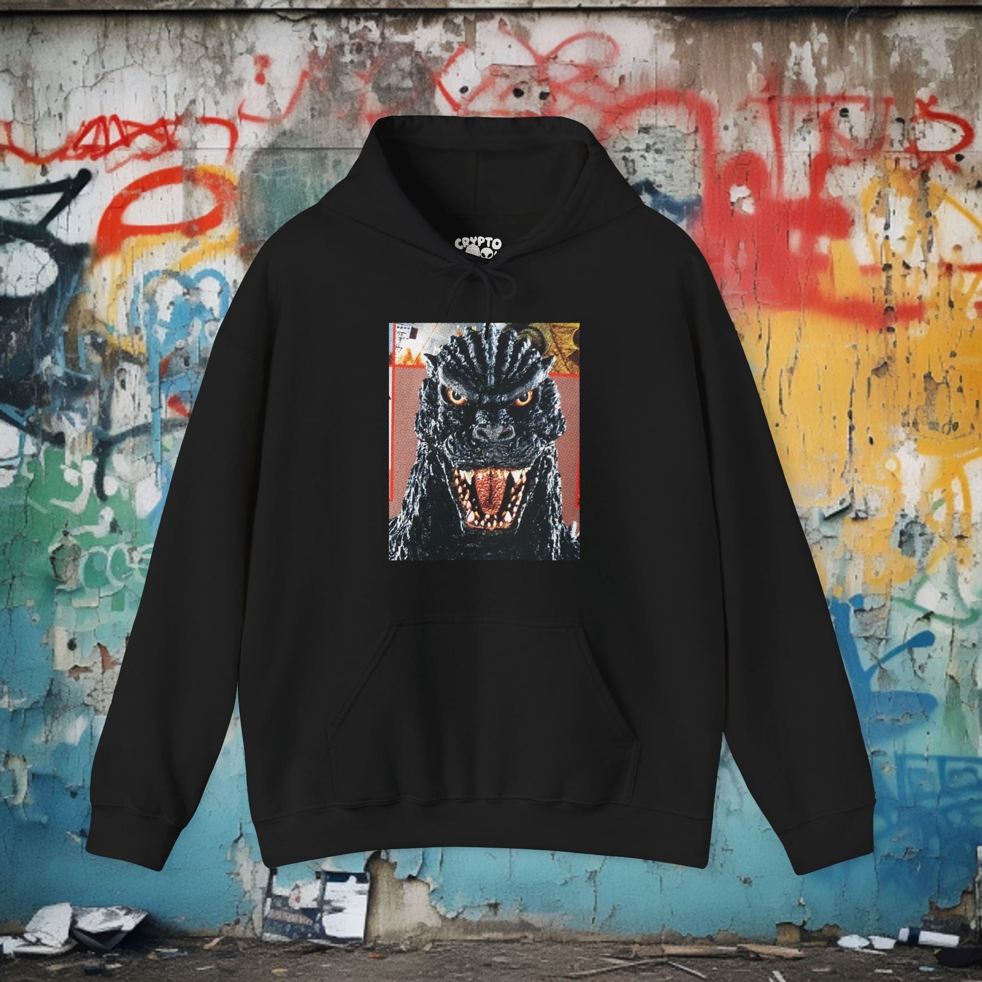 T-Shirt - Godzilla Shirt | Horror, Retro & Vintage | Unisex Shirt, Ladies Tee, Tank Top, Long Sleeve, Sweatshirt, Hoodie from Crypto Zoo Tees