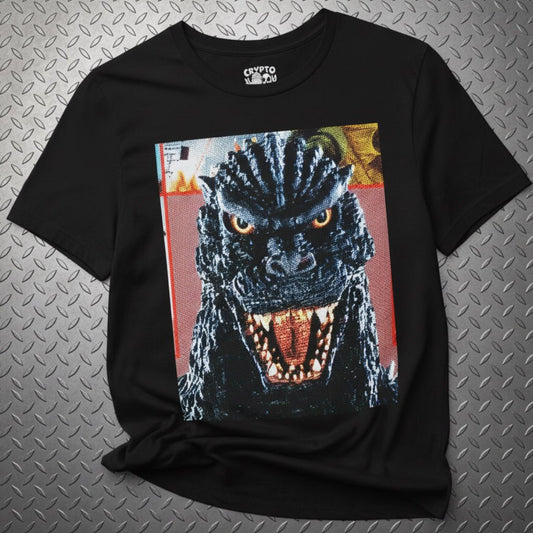 T-Shirt - Godzilla Shirt - Ladies Racerback Tank Top | Classic Kaiju Shirt Retro Horror Tee from SHIRT MONSTERS