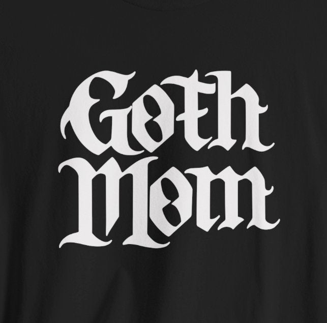 T-Shirt - Goth Mom | People | Tattoo Culture | Bella + Canvas Unisex T-shirt from Crypto Zoo Tees