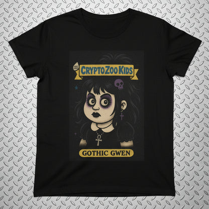 T-Shirt - Gothic Gwen Ladies Tee | Ladies Tee | Funny | Goth/Gothic from Crypto Zoo Tees