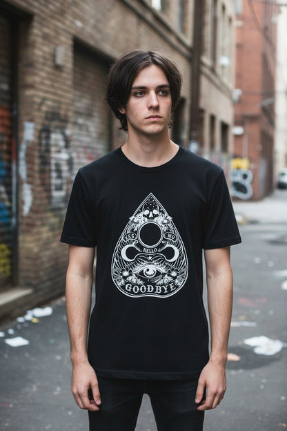 T-Shirt - Gothic Ouija Planchet | Horror | Paranormal | Bella + Canvas Unisex T-shirt from Crypto Zoo Tees