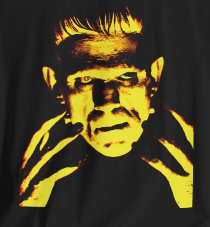 T - Shirt - Green Frankenstein | Horror | Movies and TV | Bella + Canvas Unisex T - shirt from Crypto Zoo Tees