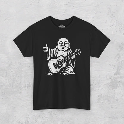 T-Shirt - Guitar Buddha Shirt | Unisex T-shirt | Music, Spiritual | Punk from Crypto Zoo Tees