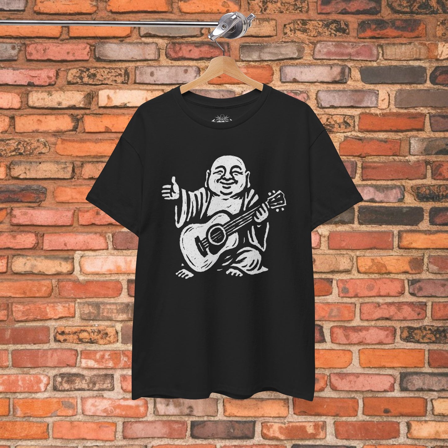 T-Shirt - Guitar Buddha Shirt | Unisex T-shirt | Music, Spiritual | Punk from Crypto Zoo Tees