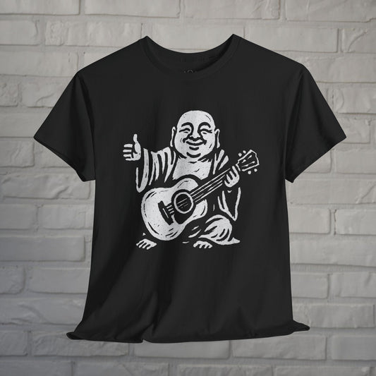 T-Shirt - Guitar Buddha Shirt | Unisex T-shirt | Music, Spiritual | Punk from Crypto Zoo Tees