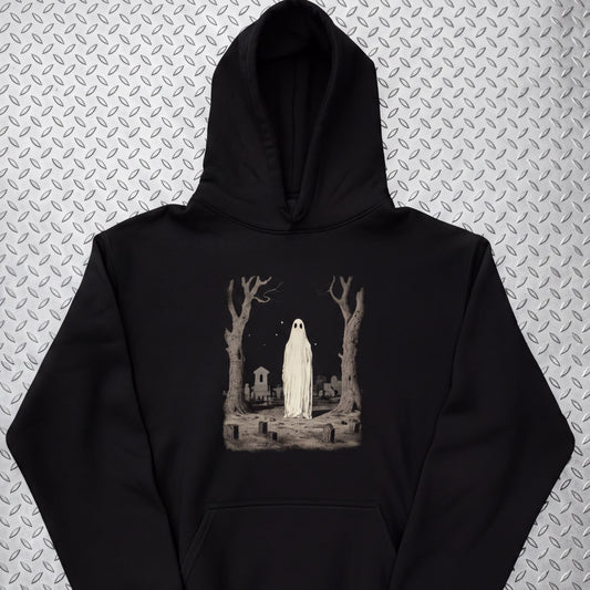 T-Shirt - Halloween Ghost Hoodie - Goth/Gothic | Pullover Hoodie from SHIRT MONSTERS