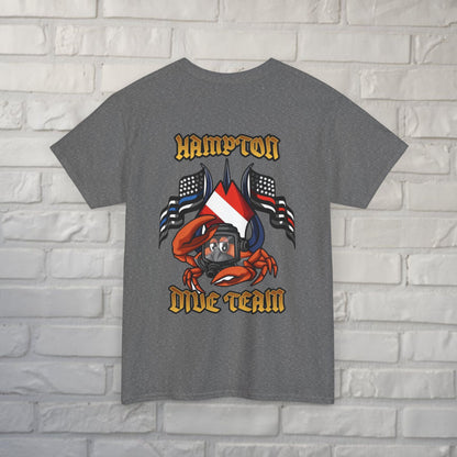 T-Shirt - Hampton Dive Team - Crab Tee - Gildan - Hampton Dive Team - CUSTOM from SHIRT MONSTERS