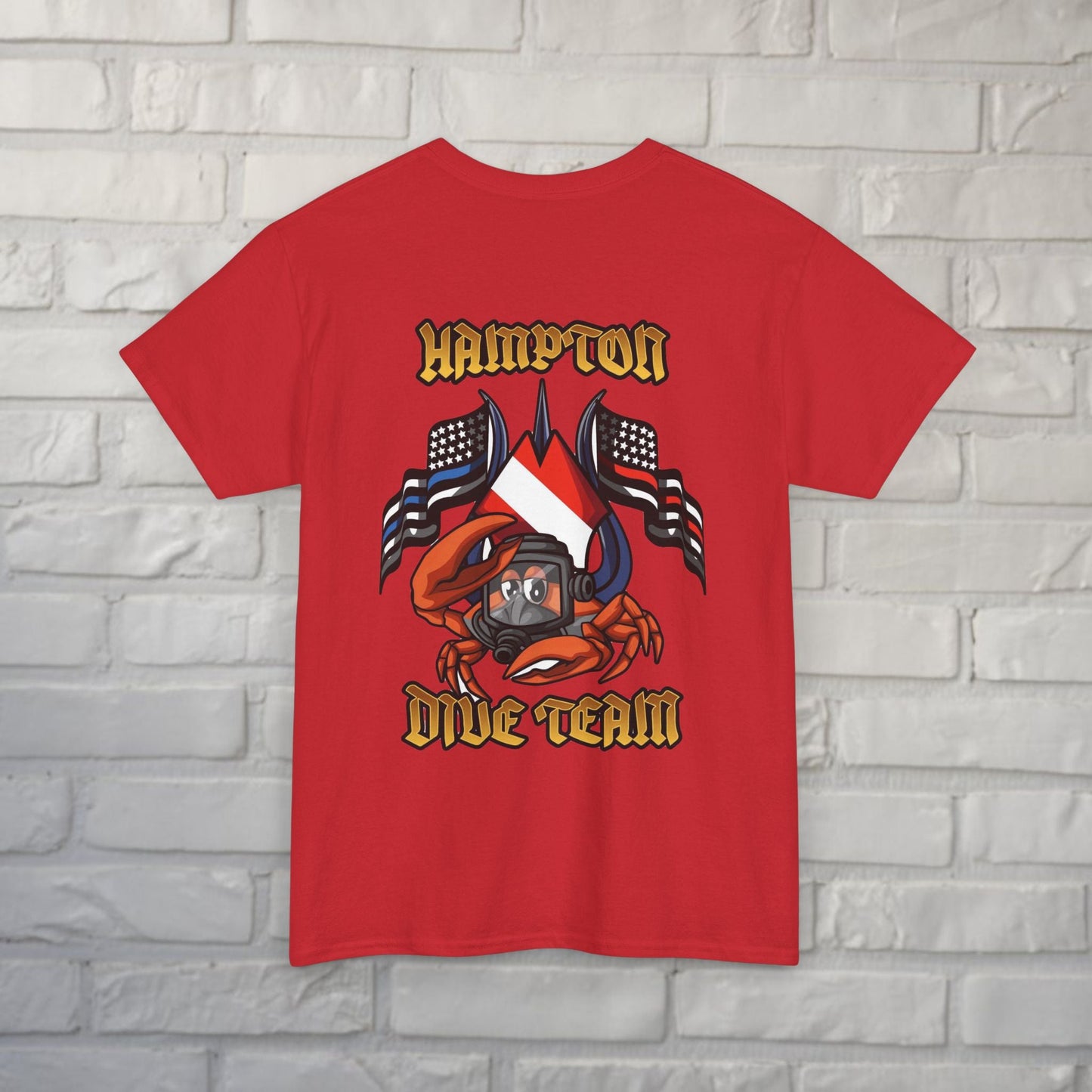 T-Shirt - Hampton Dive Team - Crab Tee - Gildan - Hampton Dive Team - CUSTOM from SHIRT MONSTERS