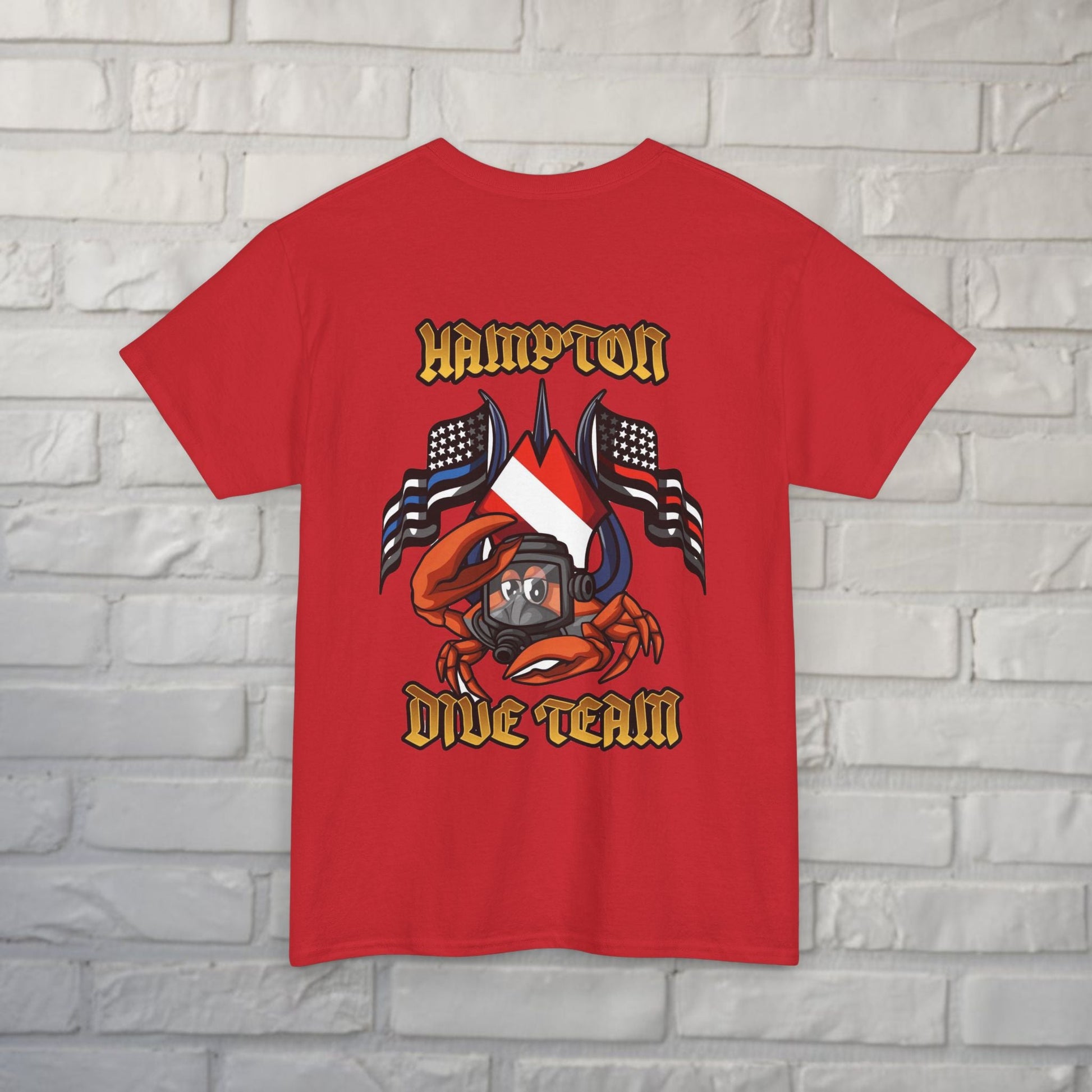T-Shirt - Hampton Dive Team - Crab Tee - Gildan - Hampton Dive Team - CUSTOM from SHIRT MONSTERS