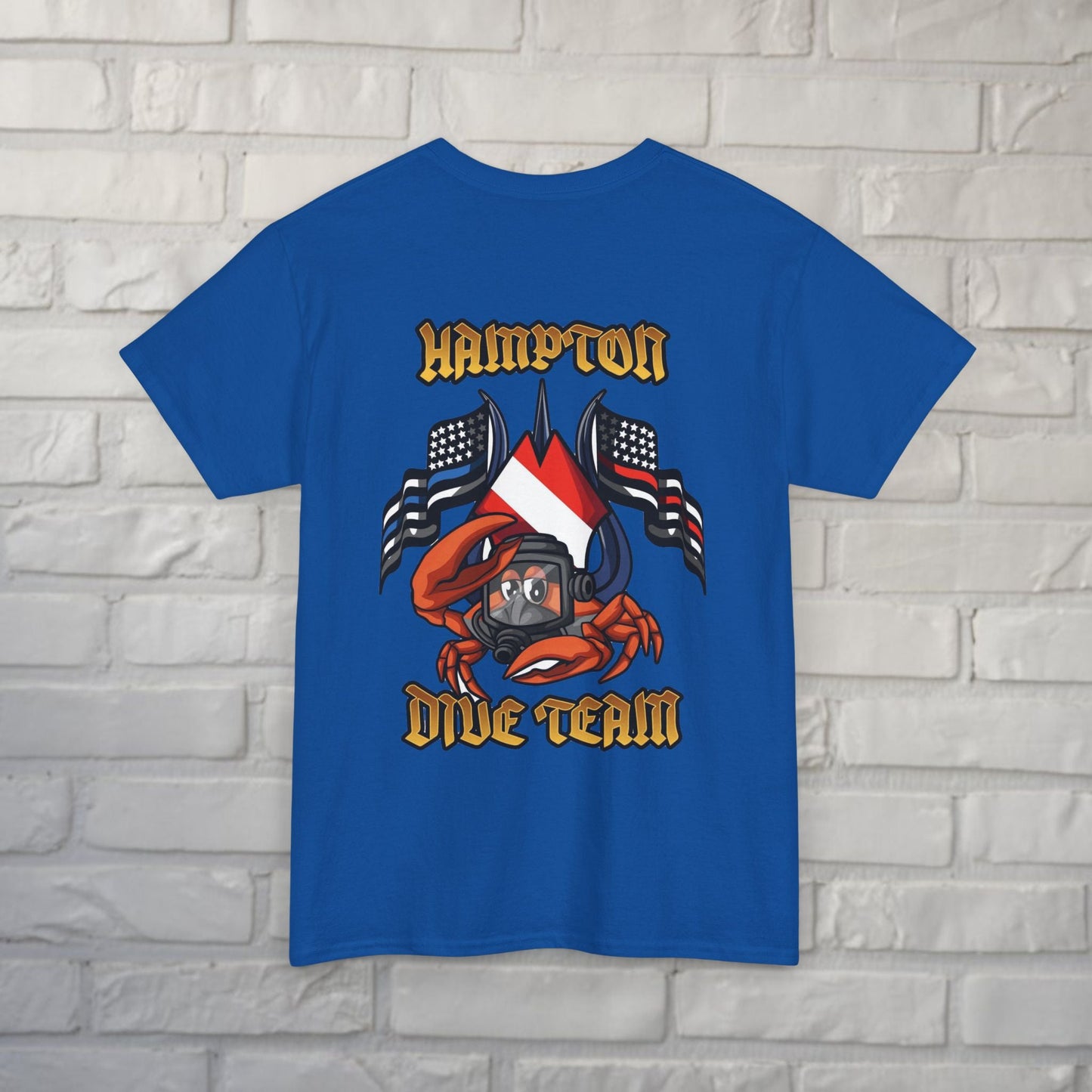 T-Shirt - Hampton Dive Team - Crab Tee - Gildan - Hampton Dive Team - CUSTOM from SHIRT MONSTERS