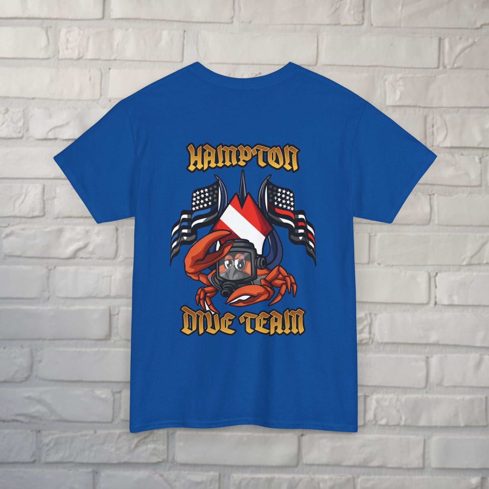 T-Shirt - Hampton Dive Team - Crab Tee - Gildan - Hampton Dive Team - CUSTOM from SHIRT MONSTERS