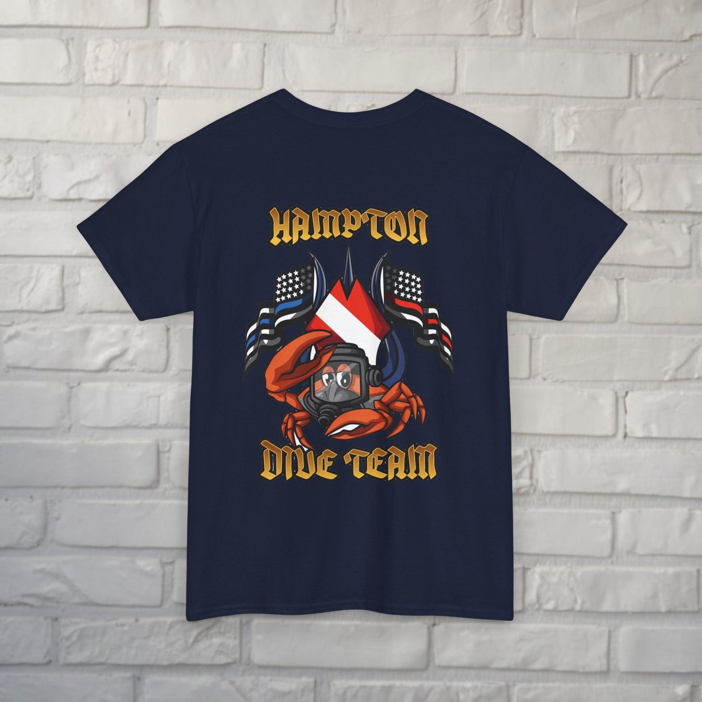 T-Shirt - Hampton Dive Team - Crab Tee - Gildan - Hampton Dive Team - CUSTOM from SHIRT MONSTERS