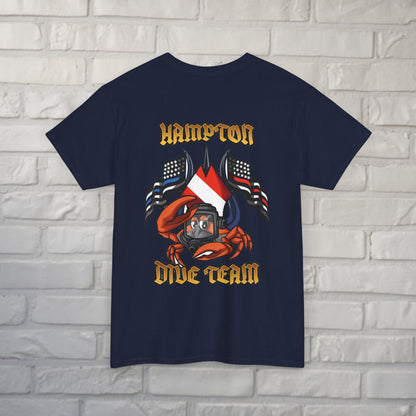 T-Shirt - Hampton Dive Team - Crab Tee - Gildan - Hampton Dive Team - CUSTOM from SHIRT MONSTERS