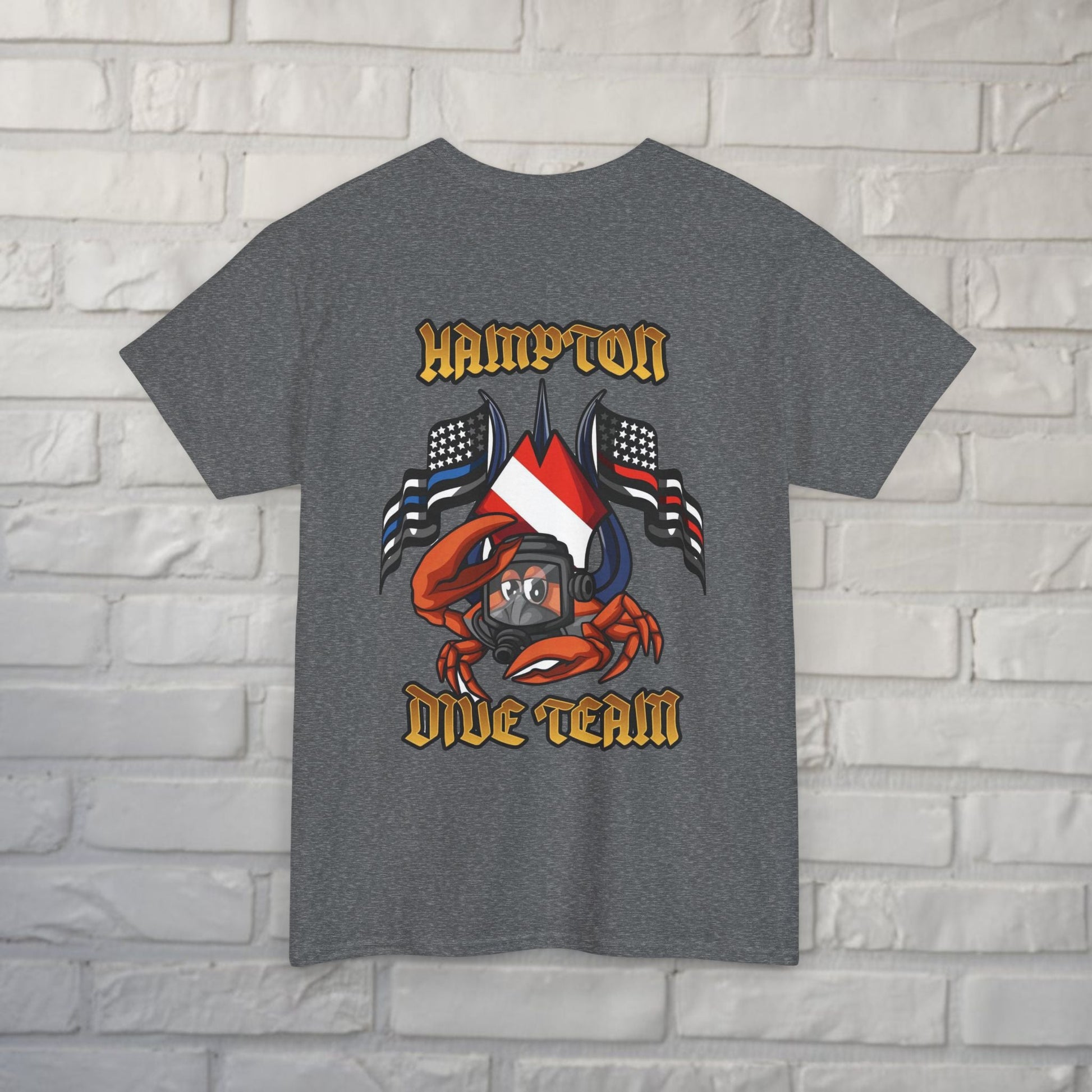 T-Shirt - Hampton Dive Team - Crab Tee - Gildan - Hampton Dive Team - CUSTOM from SHIRT MONSTERS