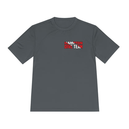 T-Shirt - Hampton Dive Team - Moisture Wicking - Crab Shirt - CUSTOM from SHIRT MONSTERS