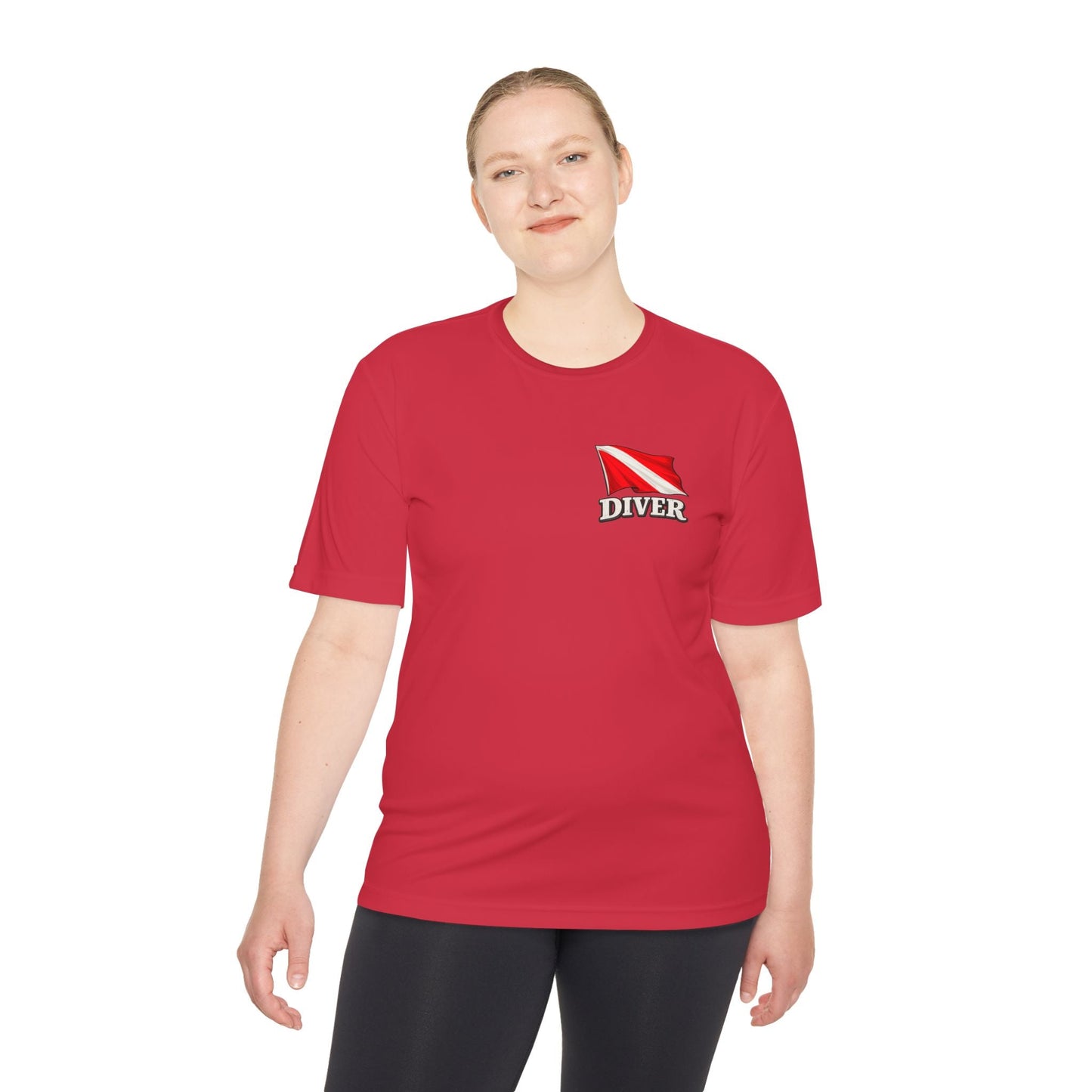 T-Shirt - Hampton Dive Team - Moisture Wicking - Diver Pirate Shirt - CUSTOM from SHIRT MONSTERS