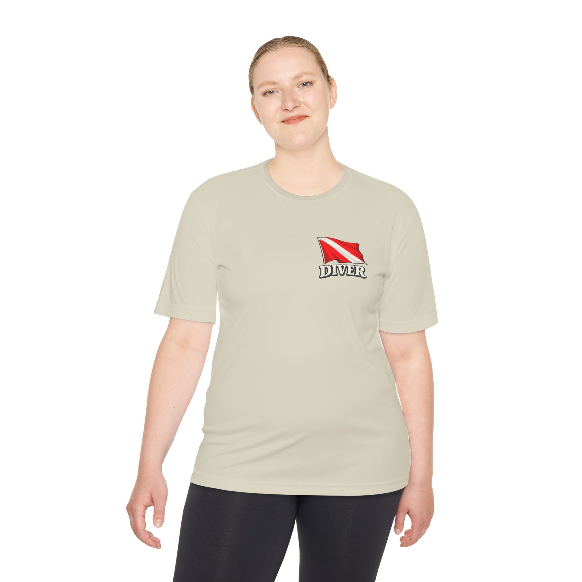 T-Shirt - Hampton Dive Team - Moisture Wicking - Diver Pirate Shirt - CUSTOM from SHIRT MONSTERS