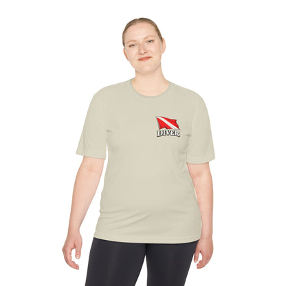 T-Shirt - Hampton Dive Team - Moisture Wicking - Diver Pirate Shirt - CUSTOM from SHIRT MONSTERS