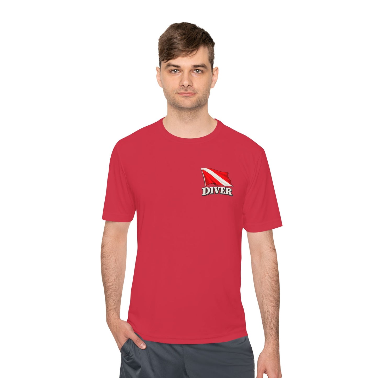 T-Shirt - Hampton Dive Team - Moisture Wicking - Diver Pirate Shirt - CUSTOM from SHIRT MONSTERS