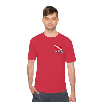 T-Shirt - Hampton Dive Team - Moisture Wicking - Diver Pirate Shirt - CUSTOM from SHIRT MONSTERS