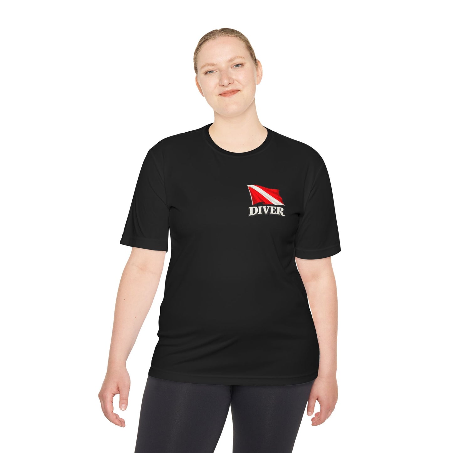 T-Shirt - Hampton Dive Team - Moisture Wicking - Diver Pirate Shirt - CUSTOM from SHIRT MONSTERS