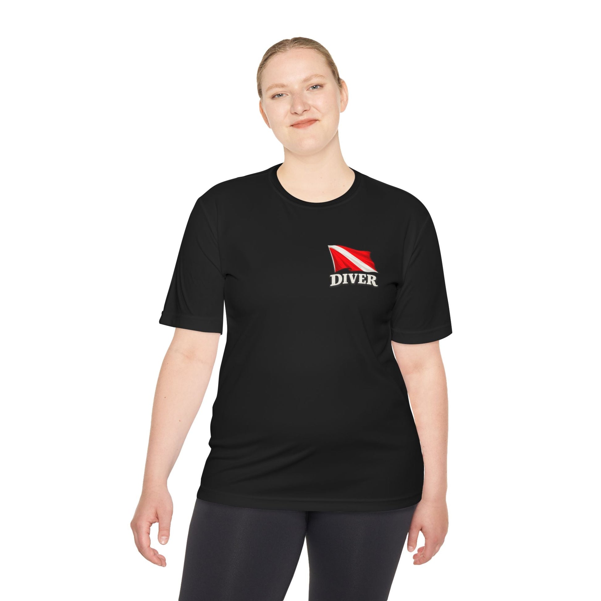 T-Shirt - Hampton Dive Team - Moisture Wicking - Diver Pirate Shirt - CUSTOM from SHIRT MONSTERS