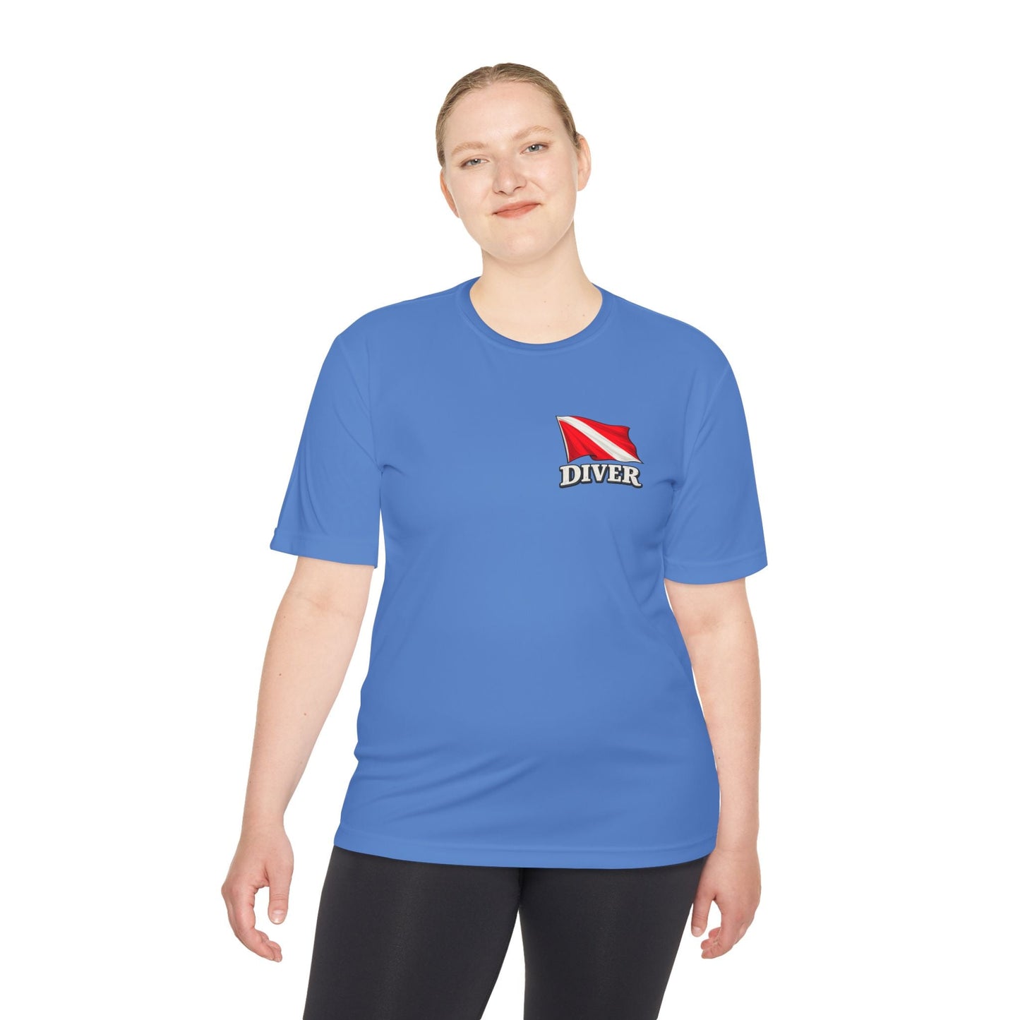 T-Shirt - Hampton Dive Team - Moisture Wicking - Diver Pirate Shirt - CUSTOM from SHIRT MONSTERS