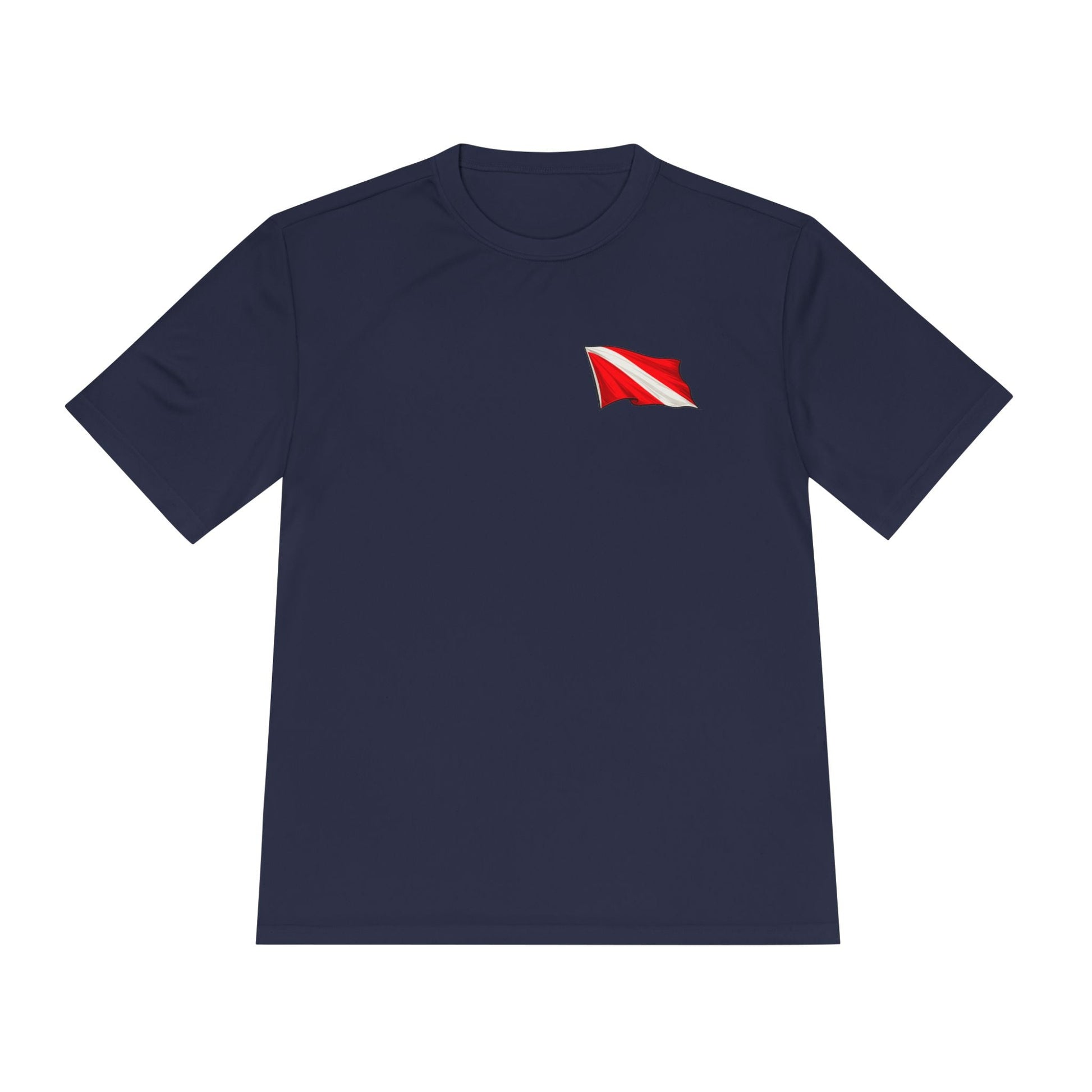 T-Shirt - Hampton Dive Team - Moisture Wicking - Flag Shirt - CUSTOM from SHIRT MONSTERS