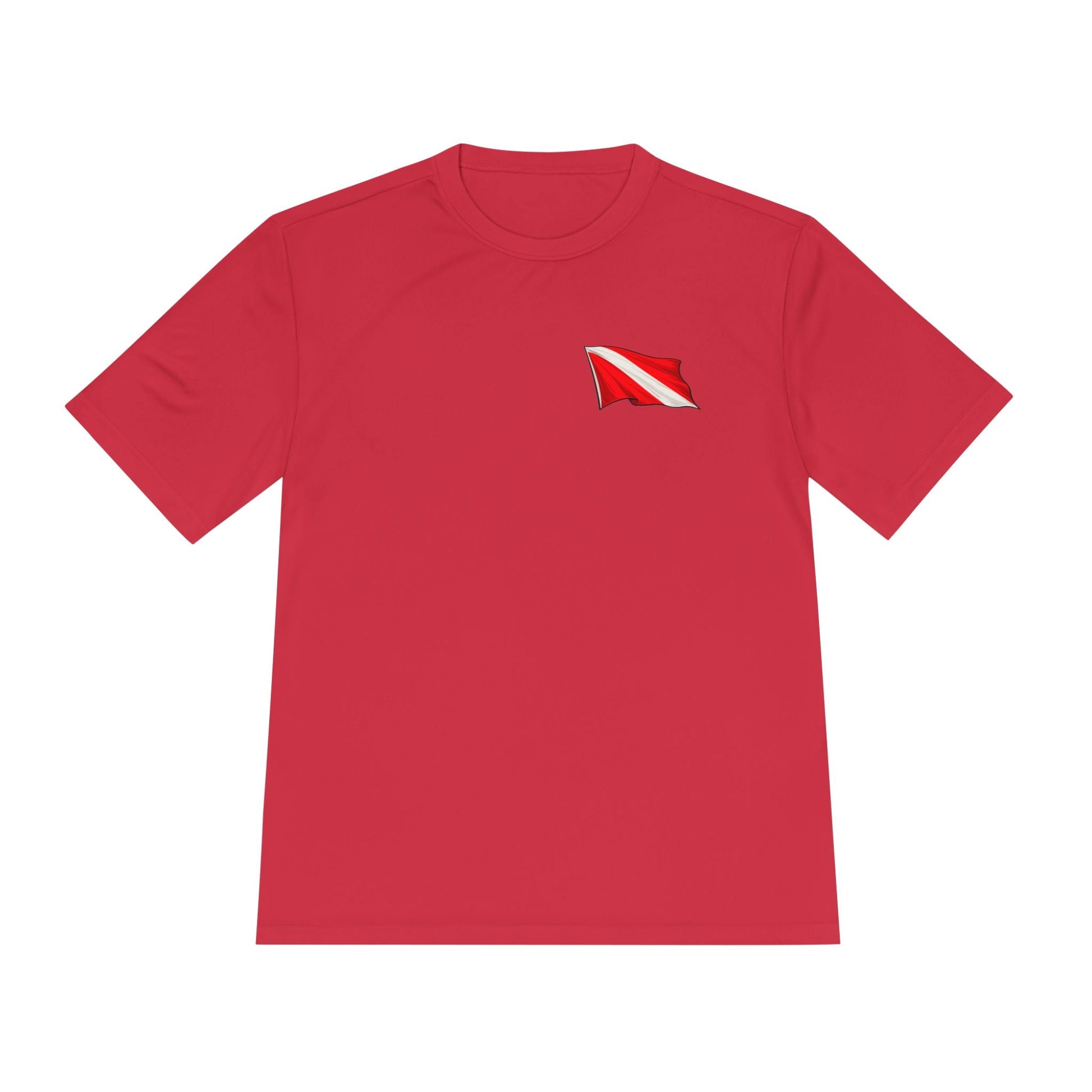 T-Shirt - Hampton Dive Team - Moisture Wicking - Flag Shirt - CUSTOM from SHIRT MONSTERS