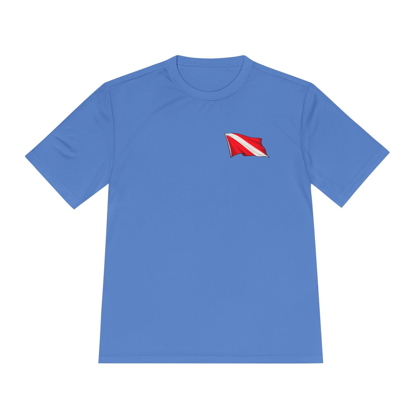 T-Shirt - Hampton Dive Team - Moisture Wicking - Flag Shirt - CUSTOM from SHIRT MONSTERS