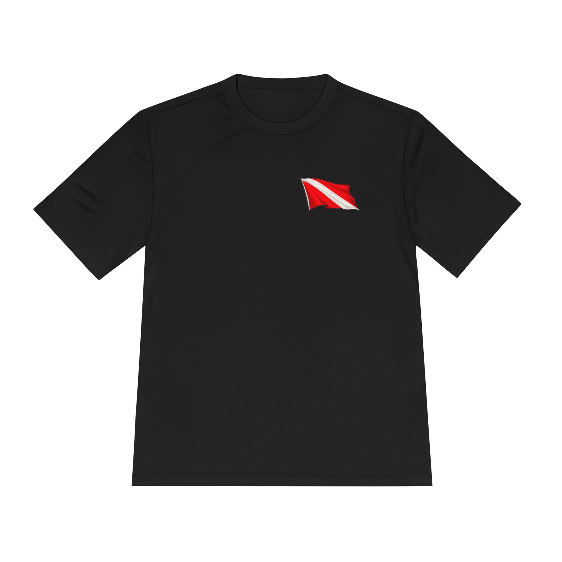 T-Shirt - Hampton Dive Team - Moisture Wicking - Flag Shirt - CUSTOM from SHIRT MONSTERS
