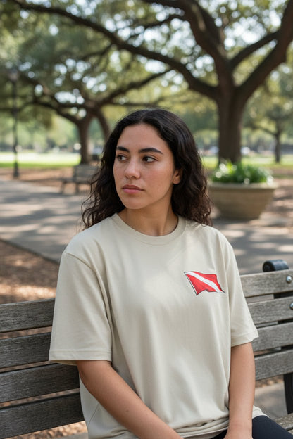 T-Shirt - Hampton Dive Team - Moisture Wicking - Flag Shirt - CUSTOM from SHIRT MONSTERS