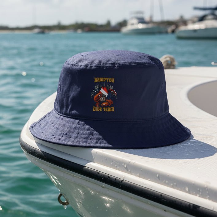 Hats - Hampton Dive Team — Printed Bucket Hat - CUSTOM from SHIRT MONSTERS