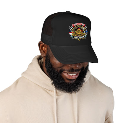Hats - Hampton Dive Team - Printed Trucker Hat from Crypto Zoo Tees