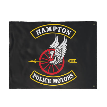 Home Decor - Hampton Police Motors — Double-Sided Flag - CUSTOM from SHIRT MONSTERS