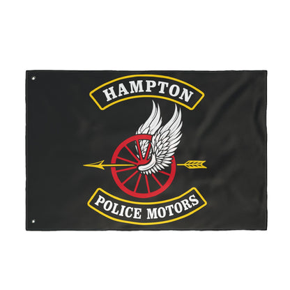 Home Decor - Hampton Police Motors — Double-Sided Flag - CUSTOM from SHIRT MONSTERS